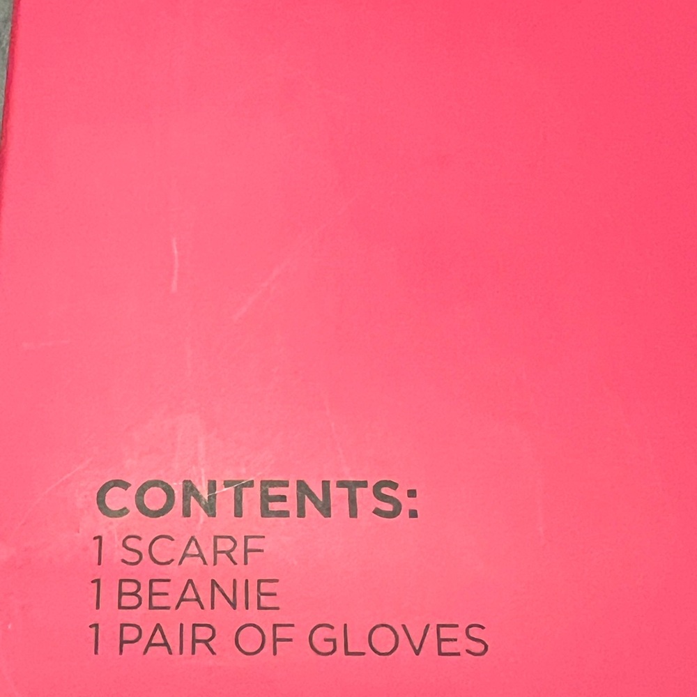 WOMEN'S ROCK & ROLL Scarf Gift Set โ Hot Pink - Picture 9 of 13